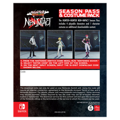 HUNTER×HUNTER NEN×IMPACT Limited Edition - Nintendo Switch - Arc System Works