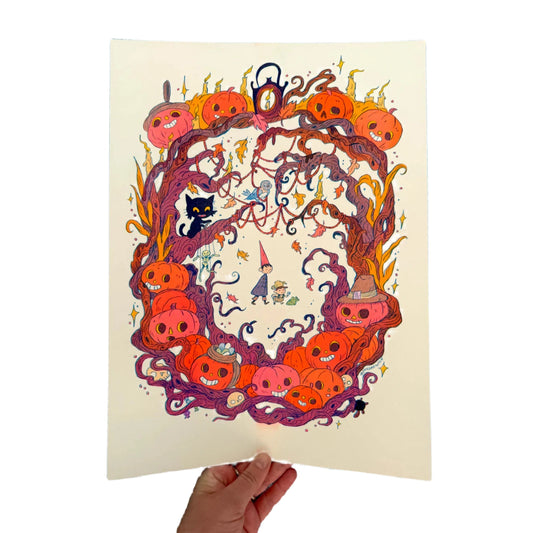 Ain’t That Just The Way Large Version - Over the Garden Tribute Riso Print - by Natalie Andrewson
