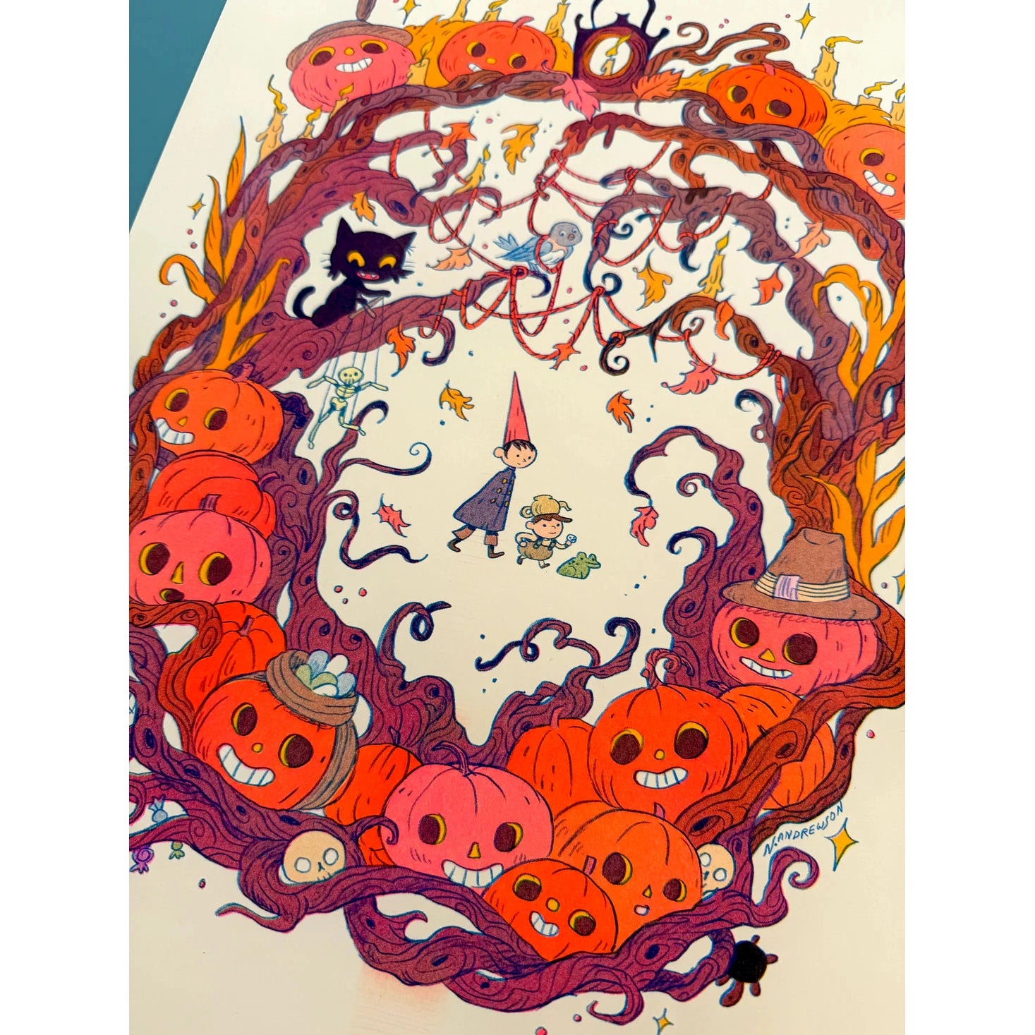 Ain’t That Just The Way Large Version - Over the Garden Tribute Riso Print - by Natalie Andrewson