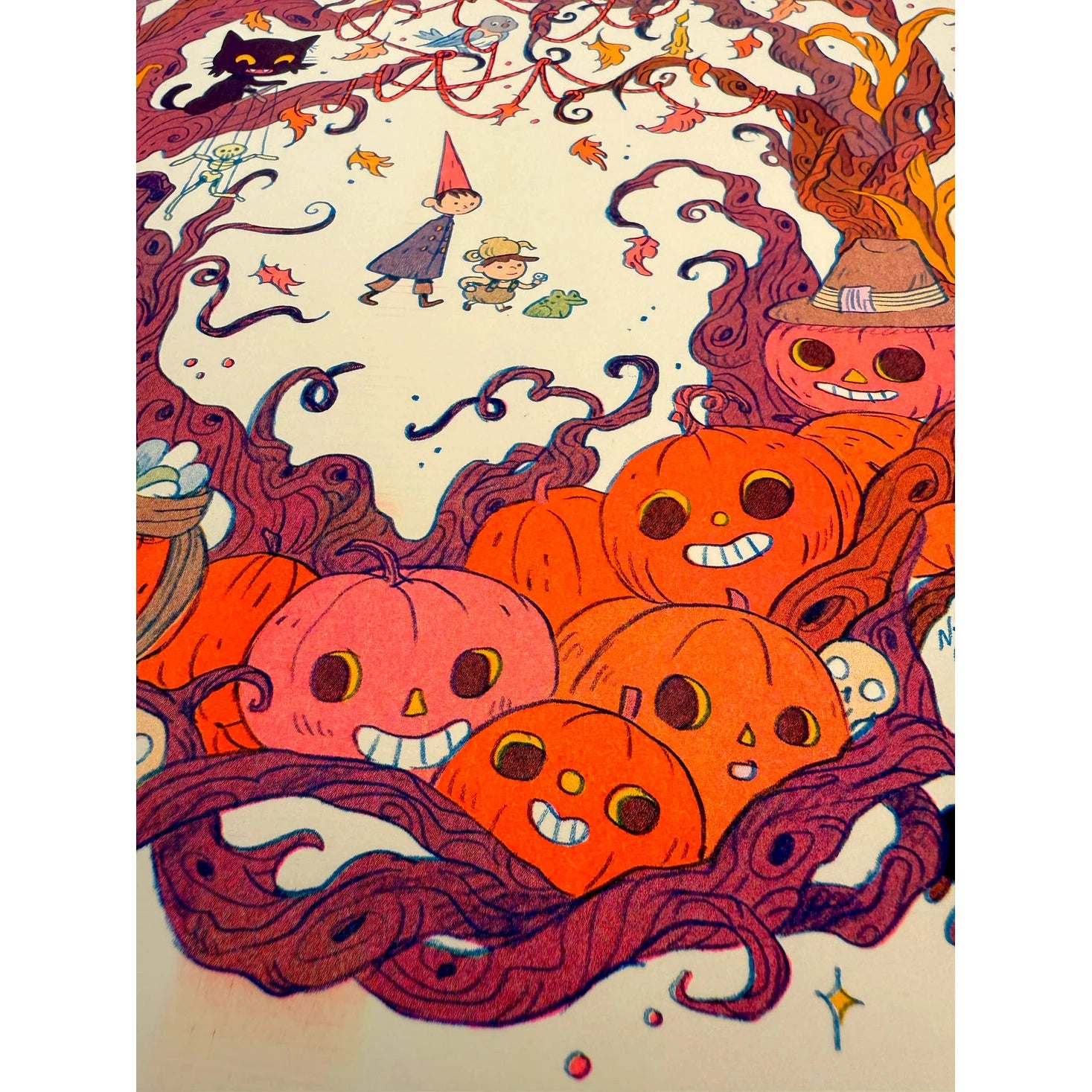 Ain’t That Just The Way Large Version - Over the Garden Tribute Riso Print - by Natalie Andrewson