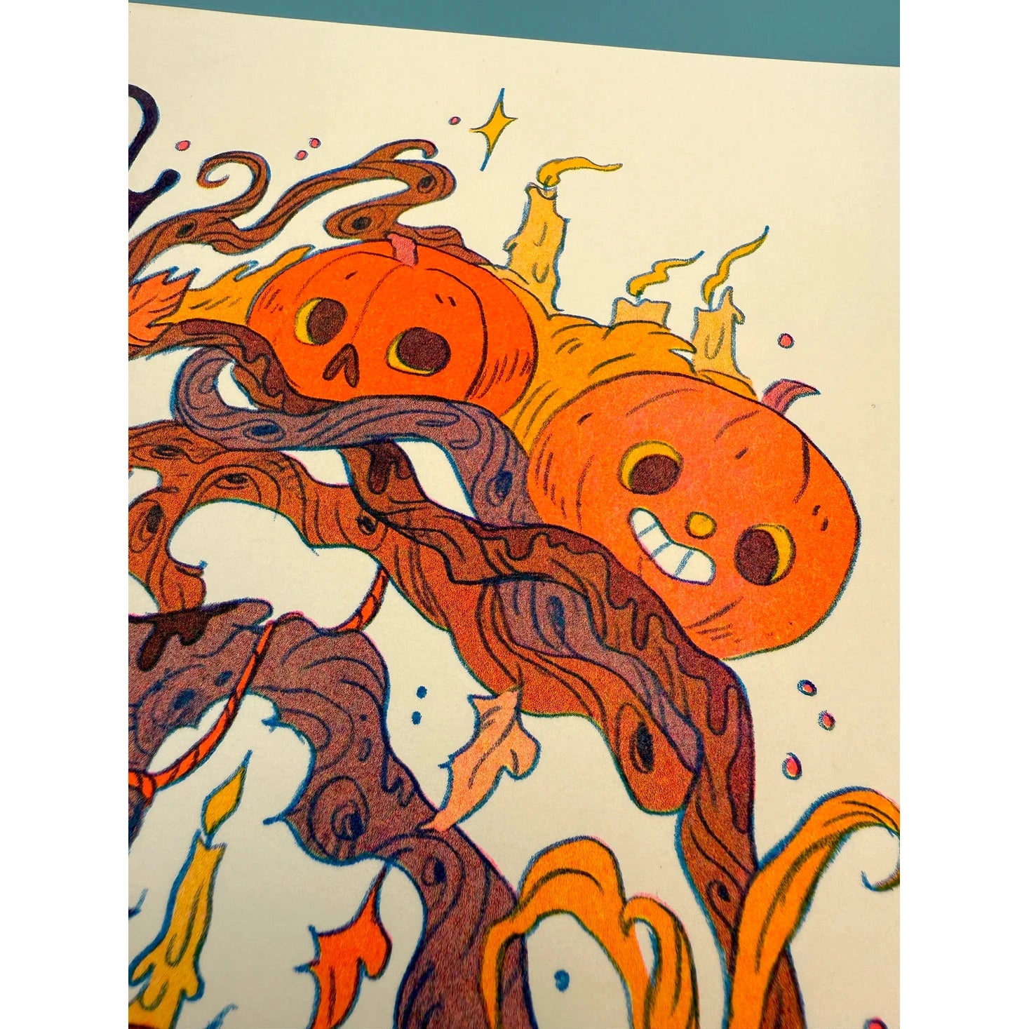 Ain’t That Just The Way Large Version - Over the Garden Tribute Riso Print - by Natalie Andrewson