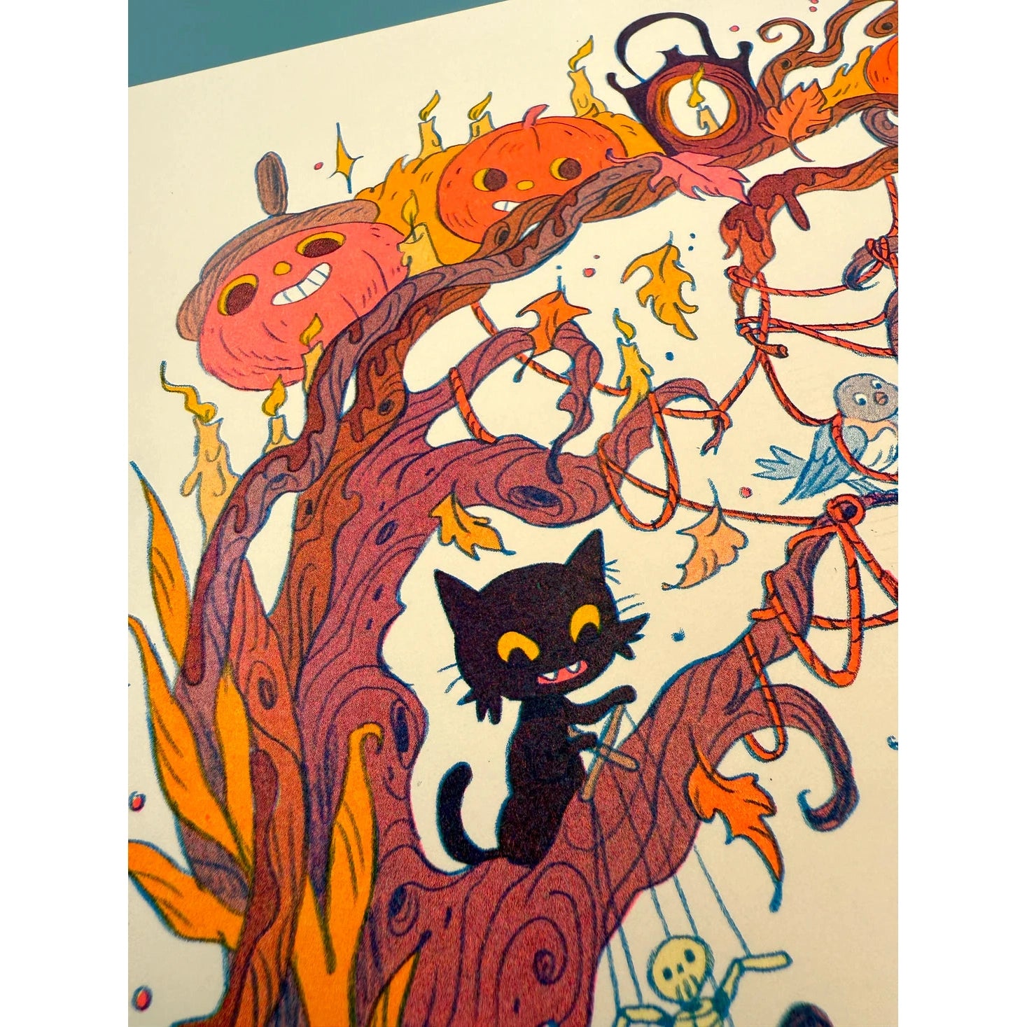 Ain’t That Just The Way Large Version - Over the Garden Tribute Riso Print - by Natalie Andrewson