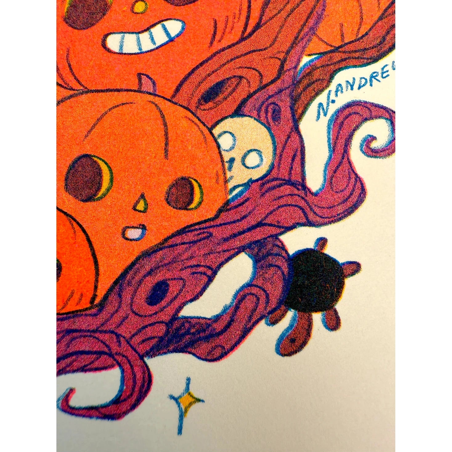 Ain’t That Just The Way Large Version - Over the Garden Tribute Riso Print - by Natalie Andrewson