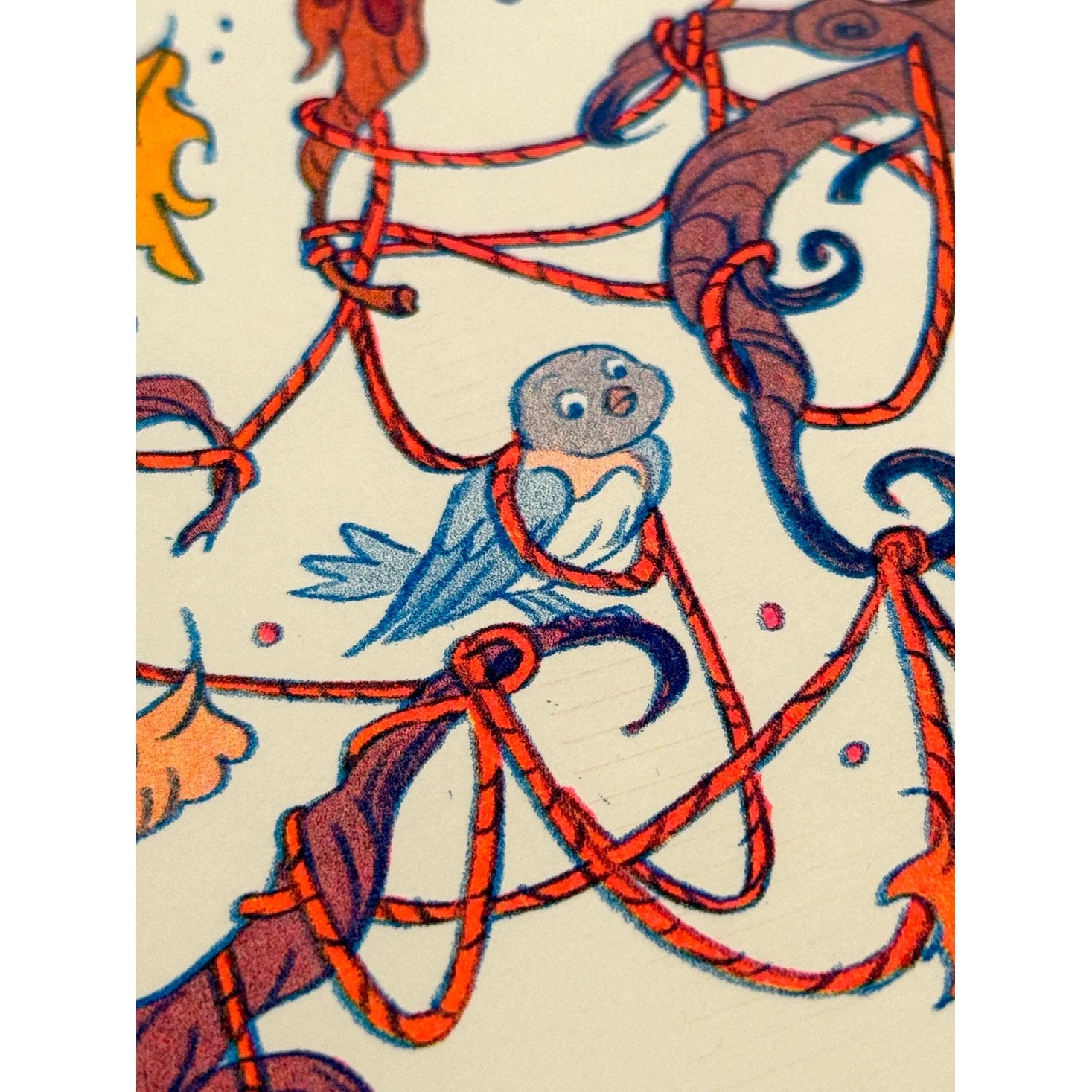 Ain’t That Just The Way Large Version - Over the Garden Tribute Riso Print - by Natalie Andrewson