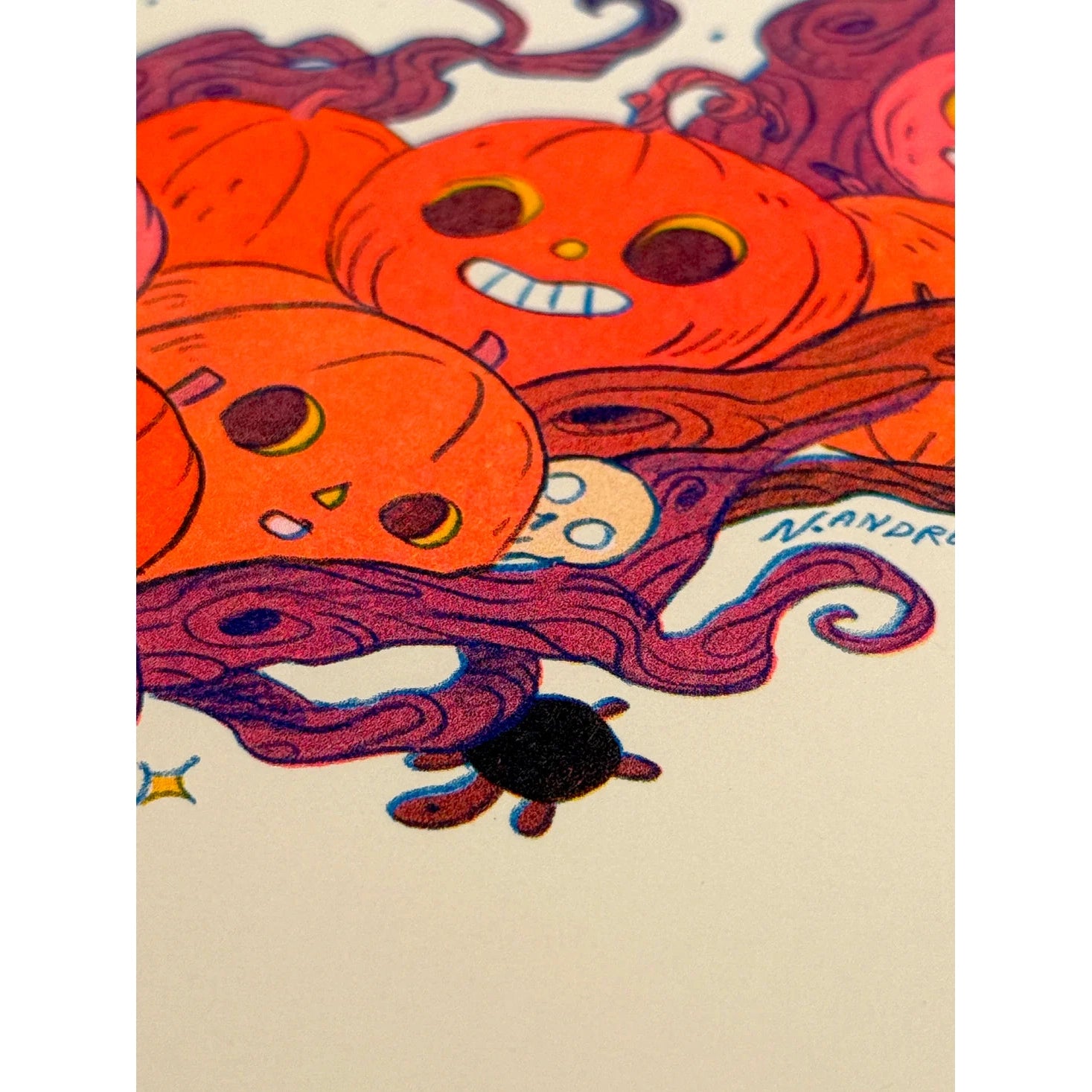Ain’t That Just The Way Large Version - Over the Garden Tribute Riso Print - by Natalie Andrewson