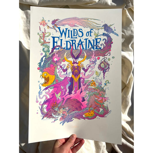 Magic: The Gathering Wilds of Eldraine Large Riso Print - Natalie Andrewson