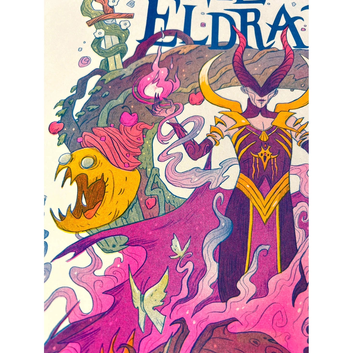 Magic: The Gathering Wilds of Eldraine Large Riso Print - Natalie Andrewson