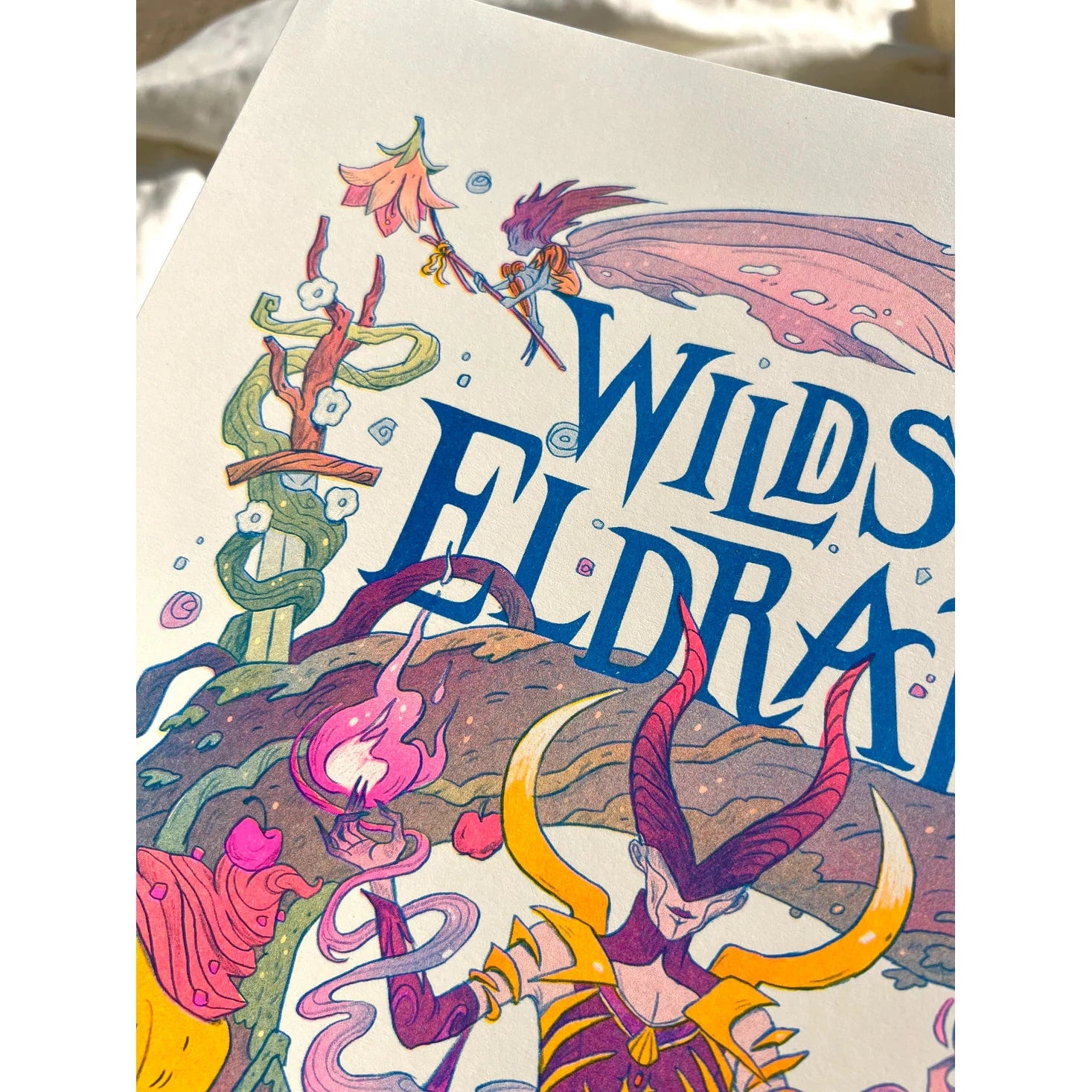 Magic: The Gathering Wilds of Eldraine Large Riso Print - Natalie Andrewson