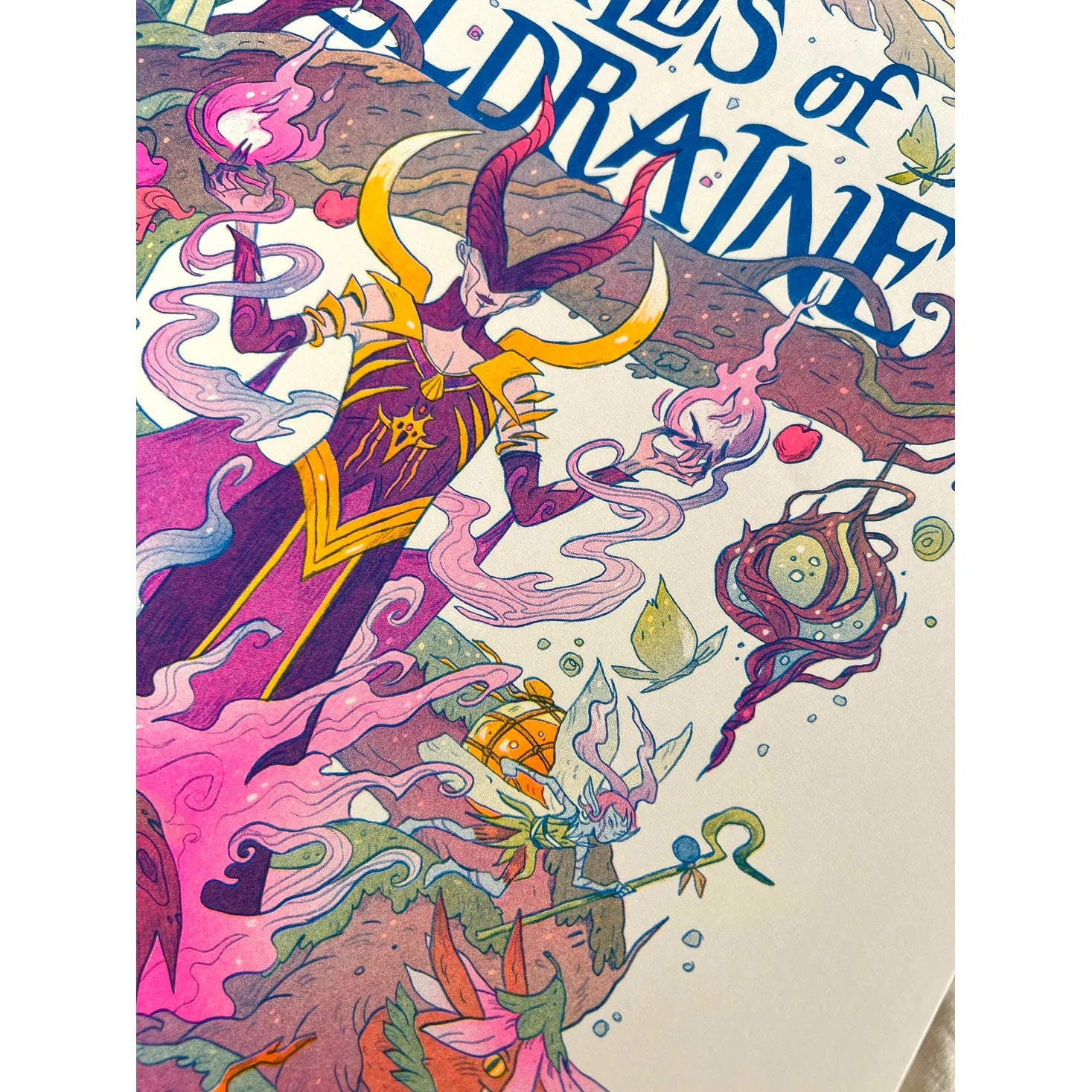 Magic: The Gathering Wilds of Eldraine Large Riso Print - Natalie Andrewson