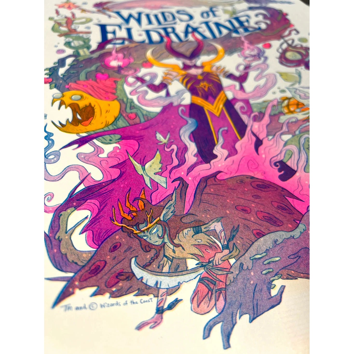 Magic: The Gathering Wilds of Eldraine Large Riso Print - Natalie Andrewson