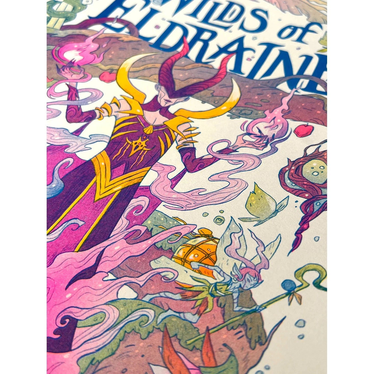 Magic: The Gathering Wilds of Eldraine Large Riso Print - Natalie Andrewson