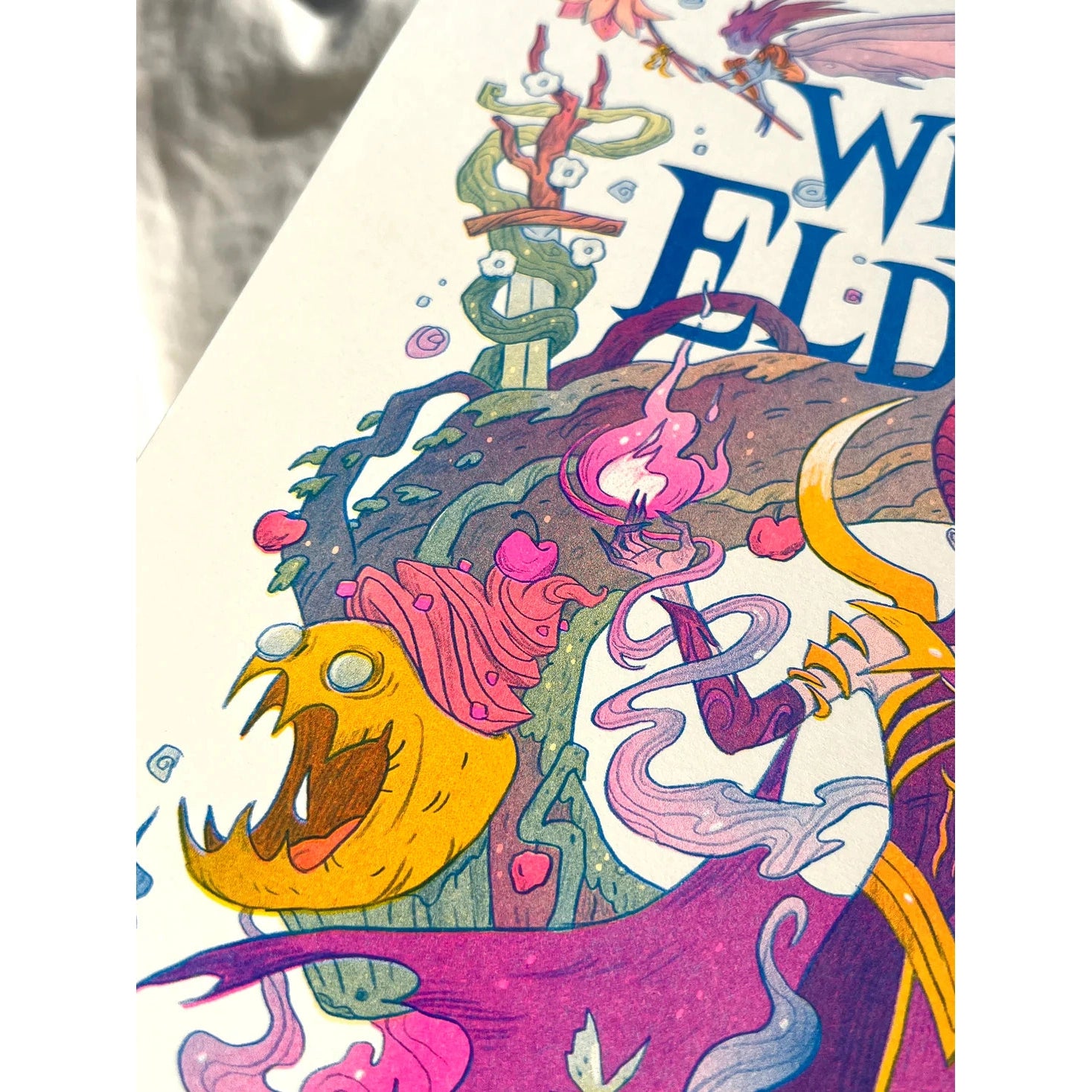 Magic: The Gathering Wilds of Eldraine Large Riso Print - Natalie Andrewson