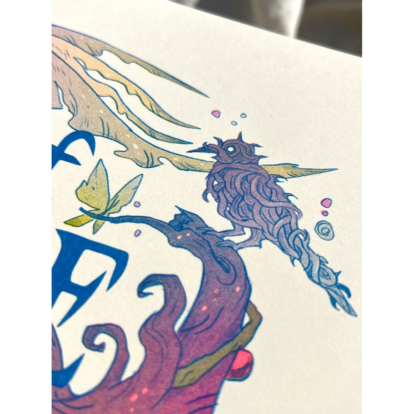 Magic: The Gathering Wilds of Eldraine Large Riso Print - Natalie Andrewson