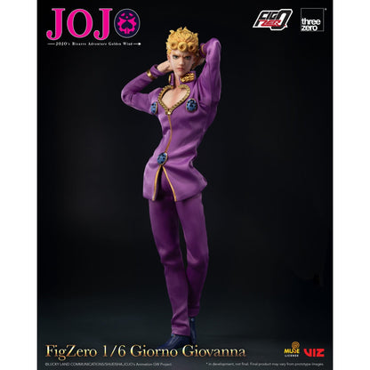 JOJO's Bizarre Adventure: Golden Wind Giorno Giovanna 1/6 Action Figure - ThreeZero - FigZero