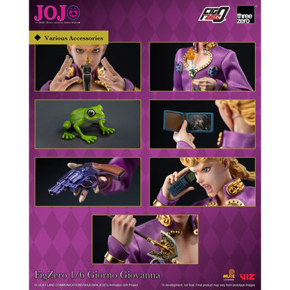 JOJO's Bizarre Adventure: Golden Wind Giorno Giovanna 1/6 Action Figure - ThreeZero - FigZero