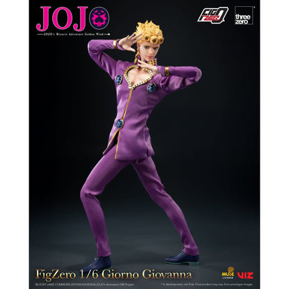 JOJO's Bizarre Adventure: Golden Wind Giorno Giovanna 1/6 Action Figure - ThreeZero - FigZero