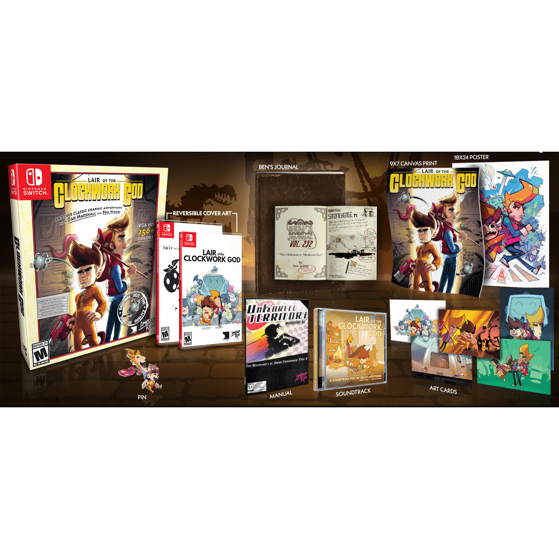 Lair of the Clockwork God Collector's Edition - Nintendo Switch Limited Run #133