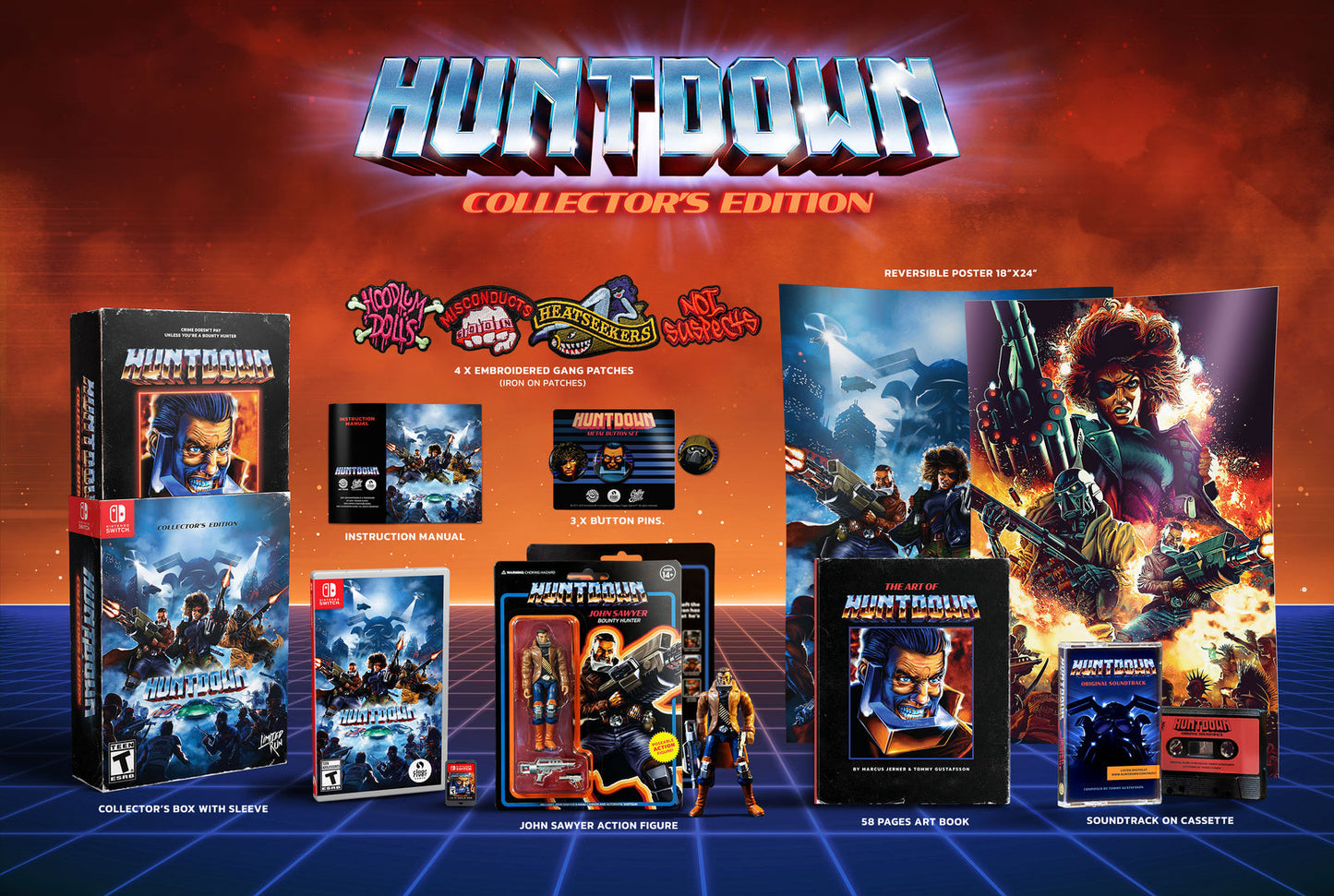 Huntdown: Collectors Edition - Nintendo Switch