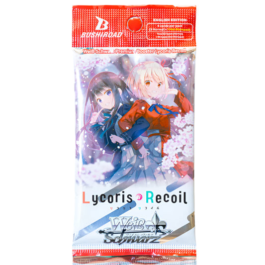 Weiss Schwarz Lycoris Recoil Premium Booster - 1 Pack: 4 Cards - Bushiroad
