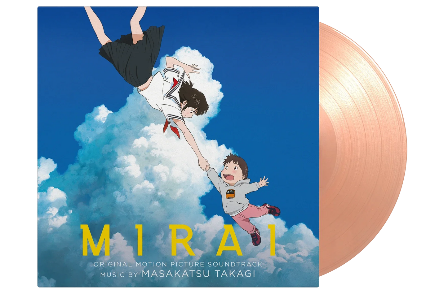 Mirai Original Motion Picture Soundtrack by Masakatsu Takagi - Vinyl LP Record Limited Edition, Pink, OST