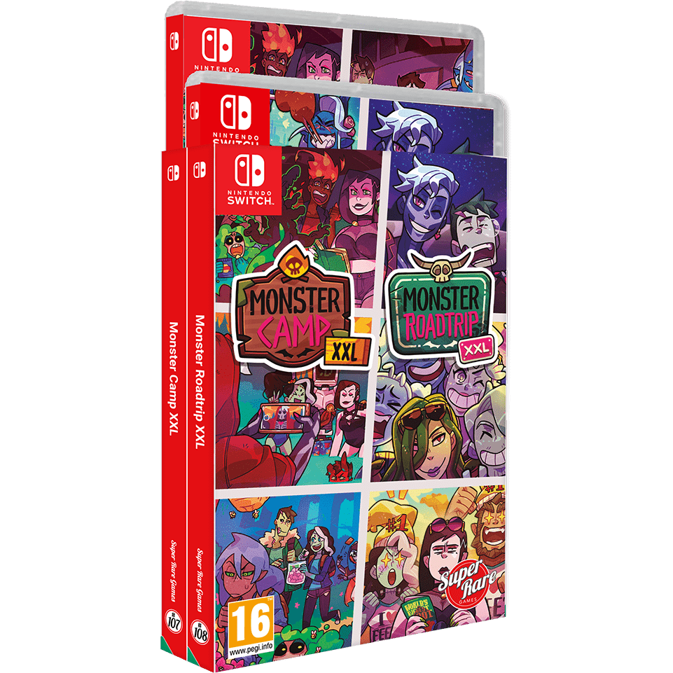 Monster Camp & Roadtrip XXL Double Pack - Nintendo Switch Import