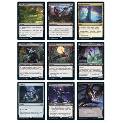 mtg arena card collection Magic: The Gathering TCG Commander Collection: Black Premium Edition