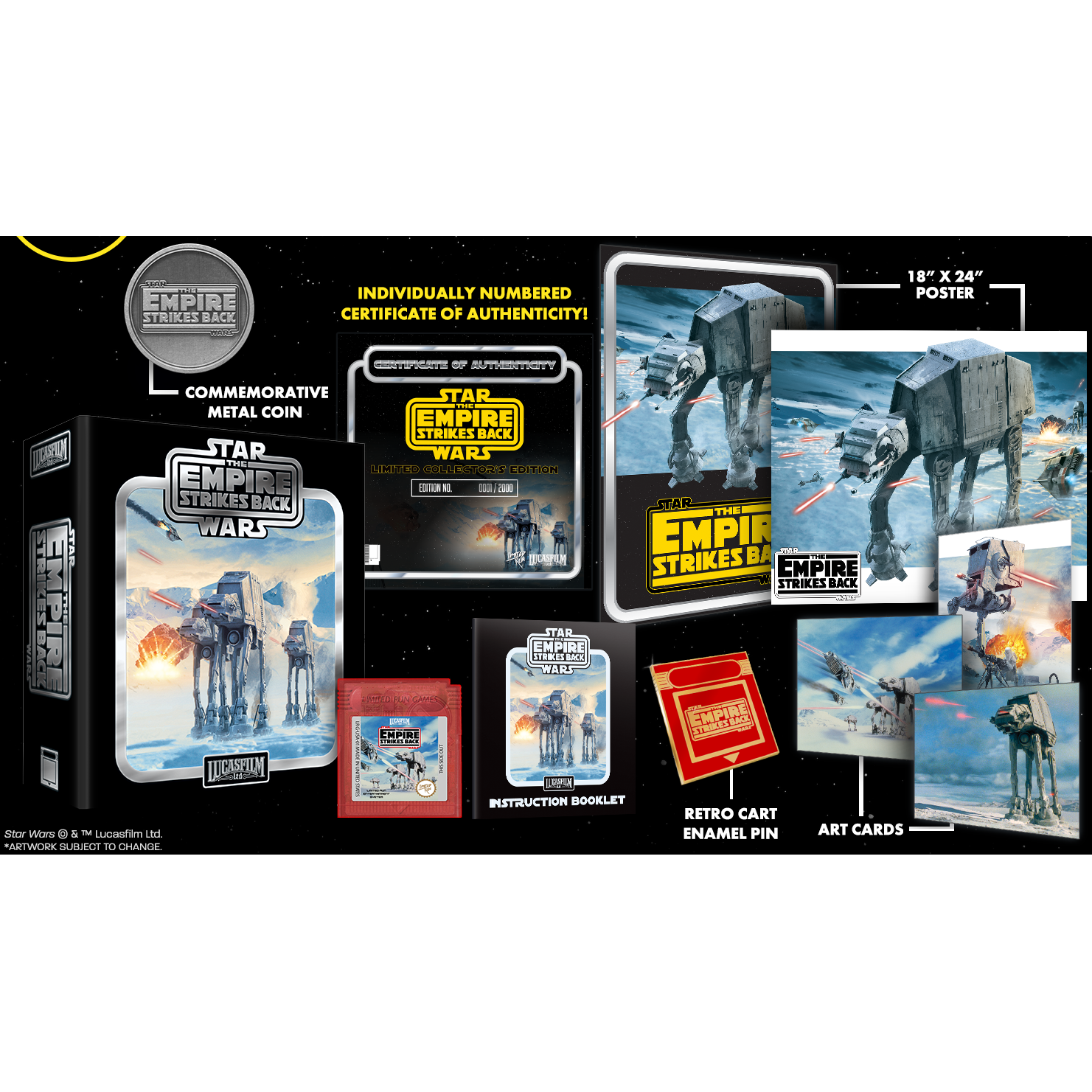 Star Wars: The Empire Strikes Back Premium Edition Game Boy Limited Run