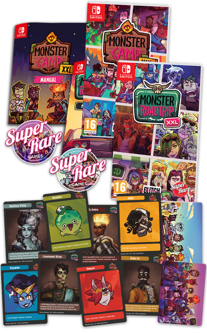 Monster Camp & Roadtrip XXL Double Pack - Nintendo Switch Import