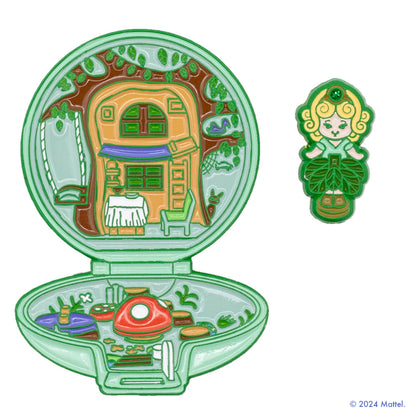 Polly Pocket™ Woodland Realm Collectible Lapel Pin with Polly Magnet - Mattel, Little Shop of Pins