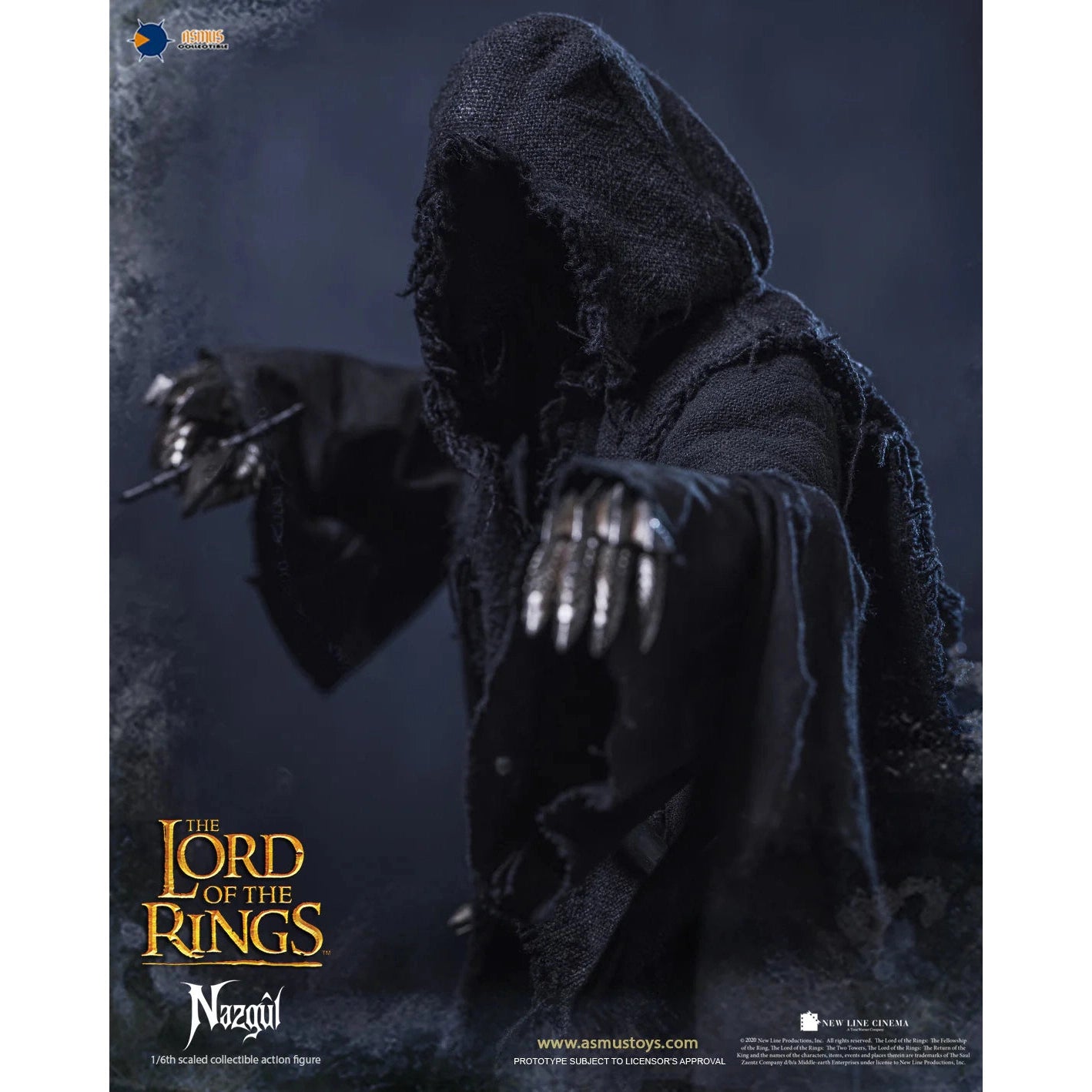 The Lord of the Rings Nazgûl 1/6 Scale Action Figure - Asmus Toys