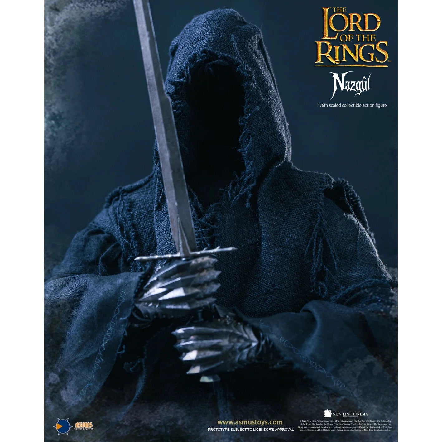 The Lord of the Rings Nazgûl 1/6 Scale Action Figure - Asmus Toys