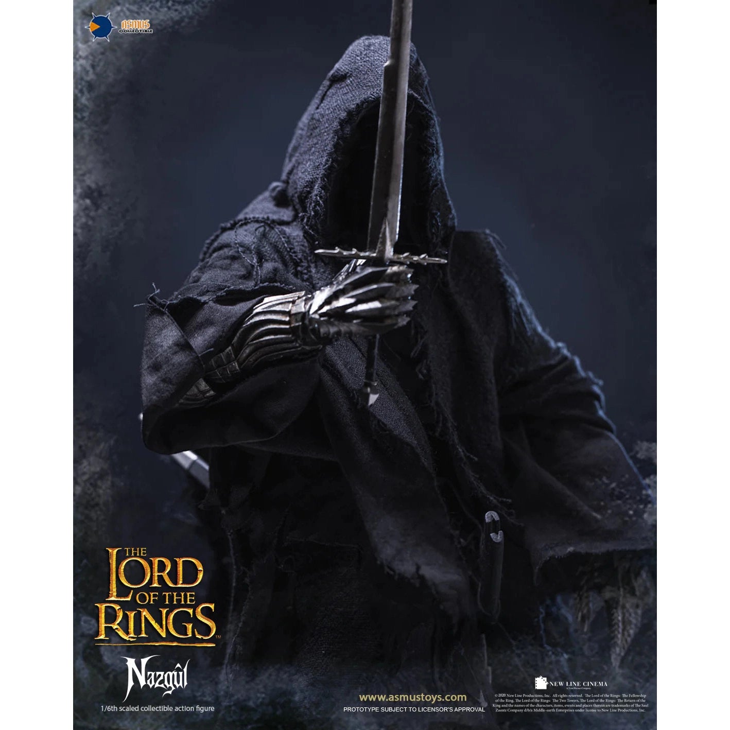 The Lord of the Rings Nazgûl 1/6 Scale Action Figure - Asmus Toys