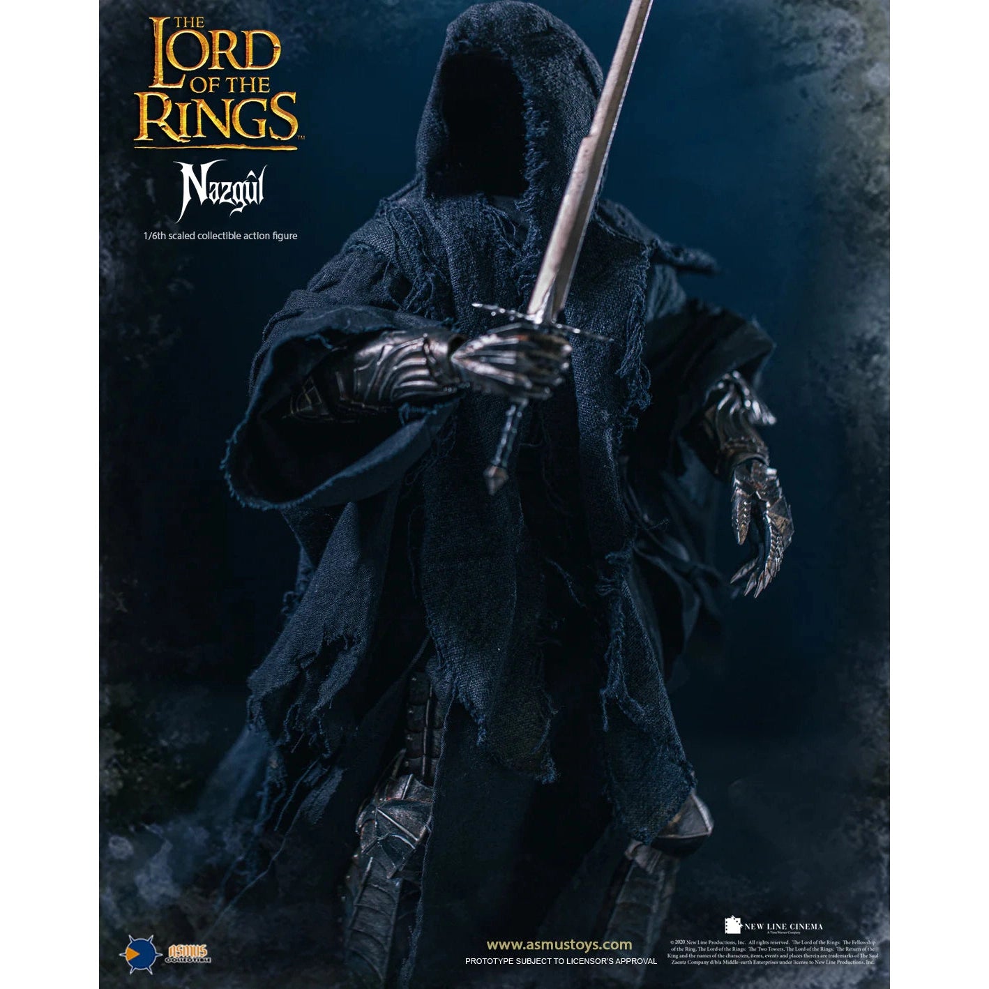 The Lord of the Rings Nazgûl 1/6 Scale Action Figure - Asmus Toys