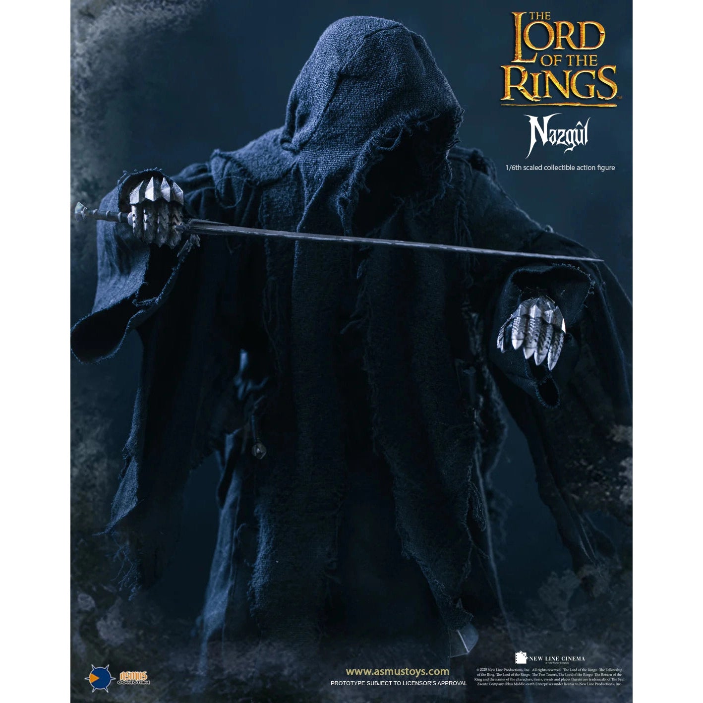 The Lord of the Rings Nazgûl 1/6 Scale Action Figure - Asmus Toys