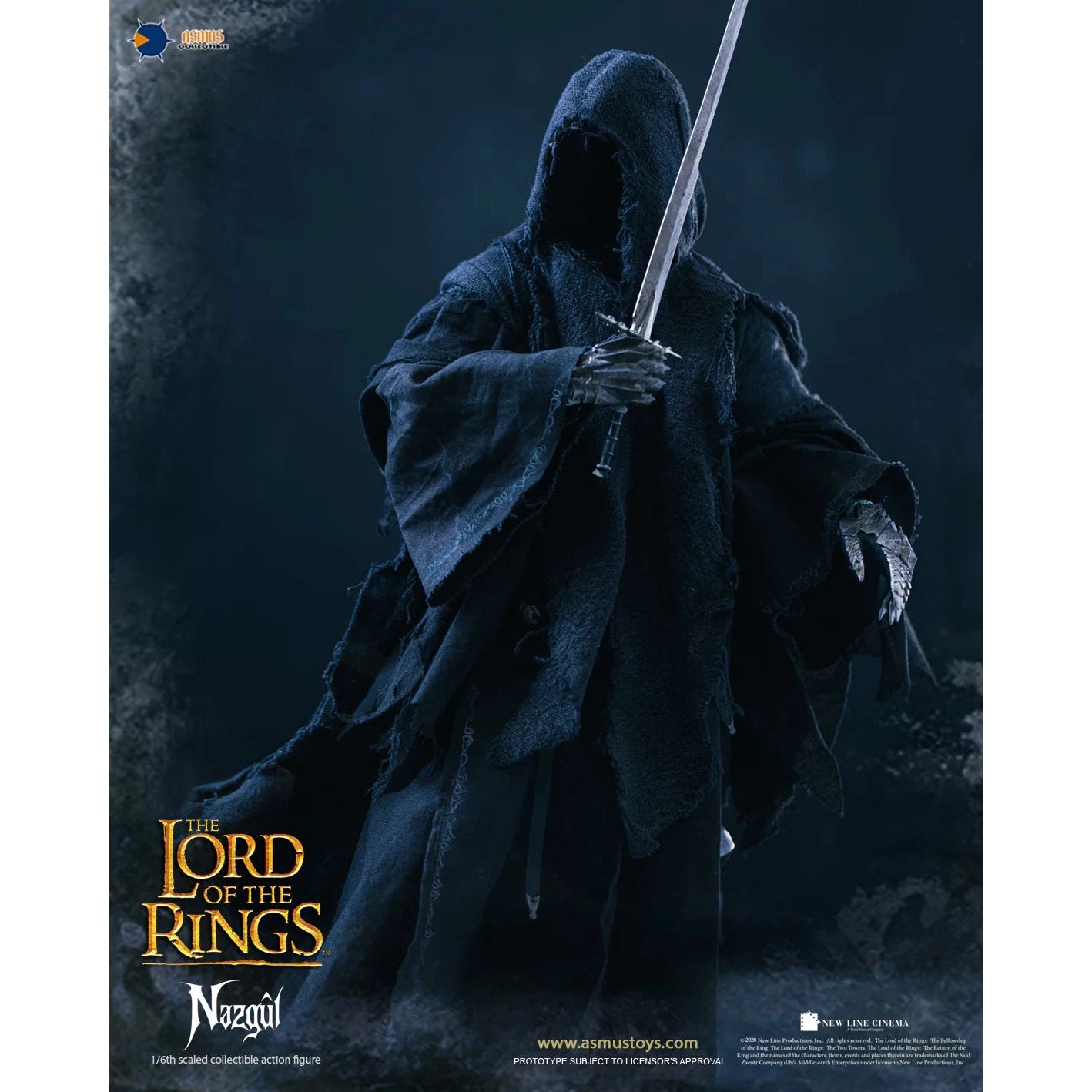 The Lord of the Rings Nazgûl 1/6 Scale Action Figure - Asmus Toys