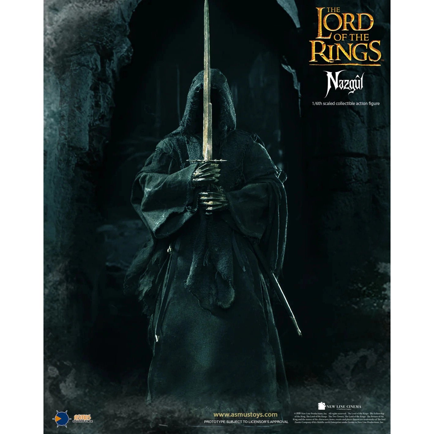 The Lord of the Rings Nazgûl 1/6 Scale Action Figure - Asmus Toys