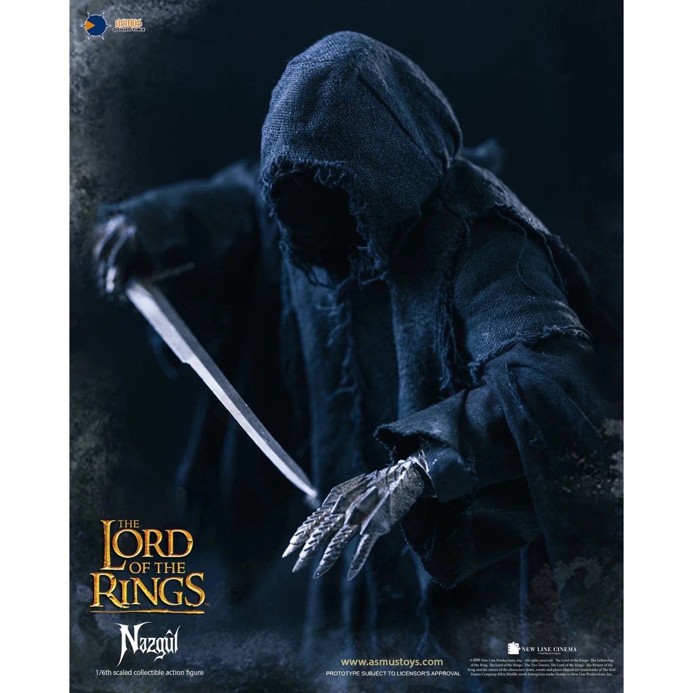 The Lord of the Rings Nazgûl 1/6 Scale Action Figure - Asmus Toys