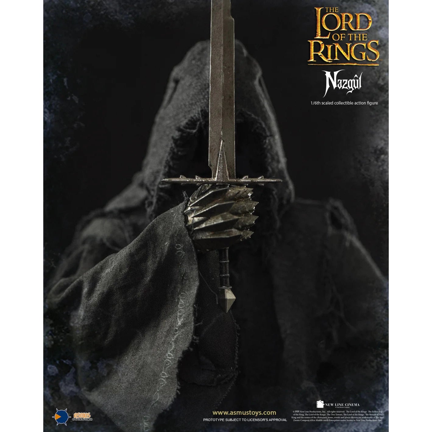 The Lord of the Rings Nazgûl 1/6 Scale Action Figure - Asmus Toys