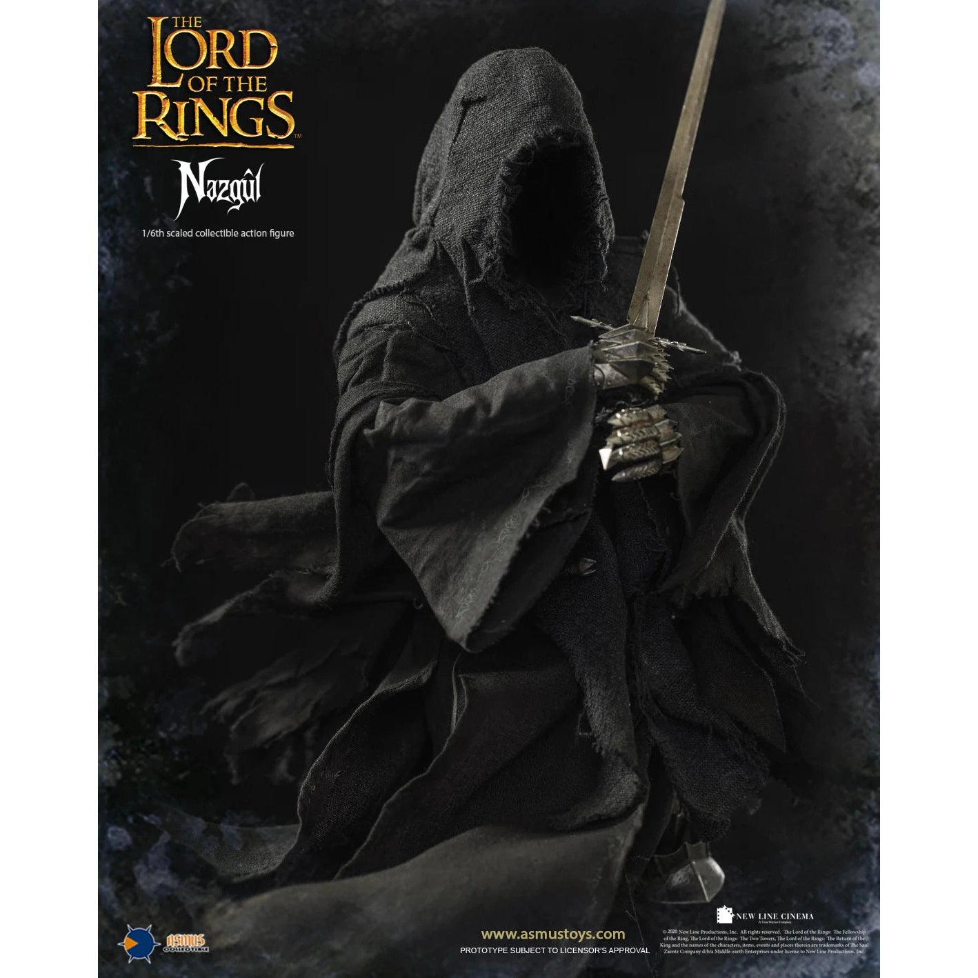 The Lord of the Rings Nazgûl 1/6 Scale Action Figure - Asmus Toys