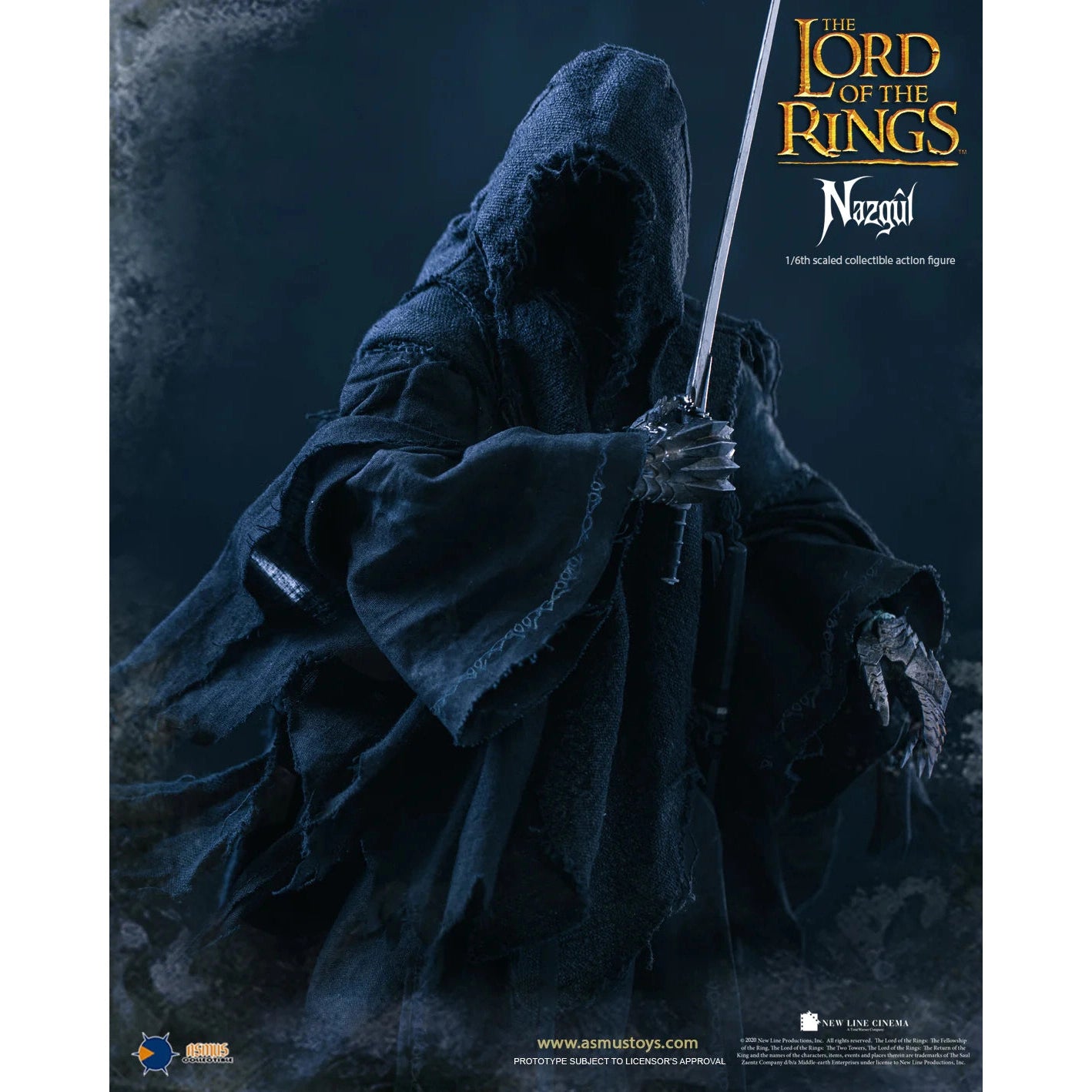 The Lord of the Rings Nazgûl 1/6 Scale Action Figure - Asmus Toys