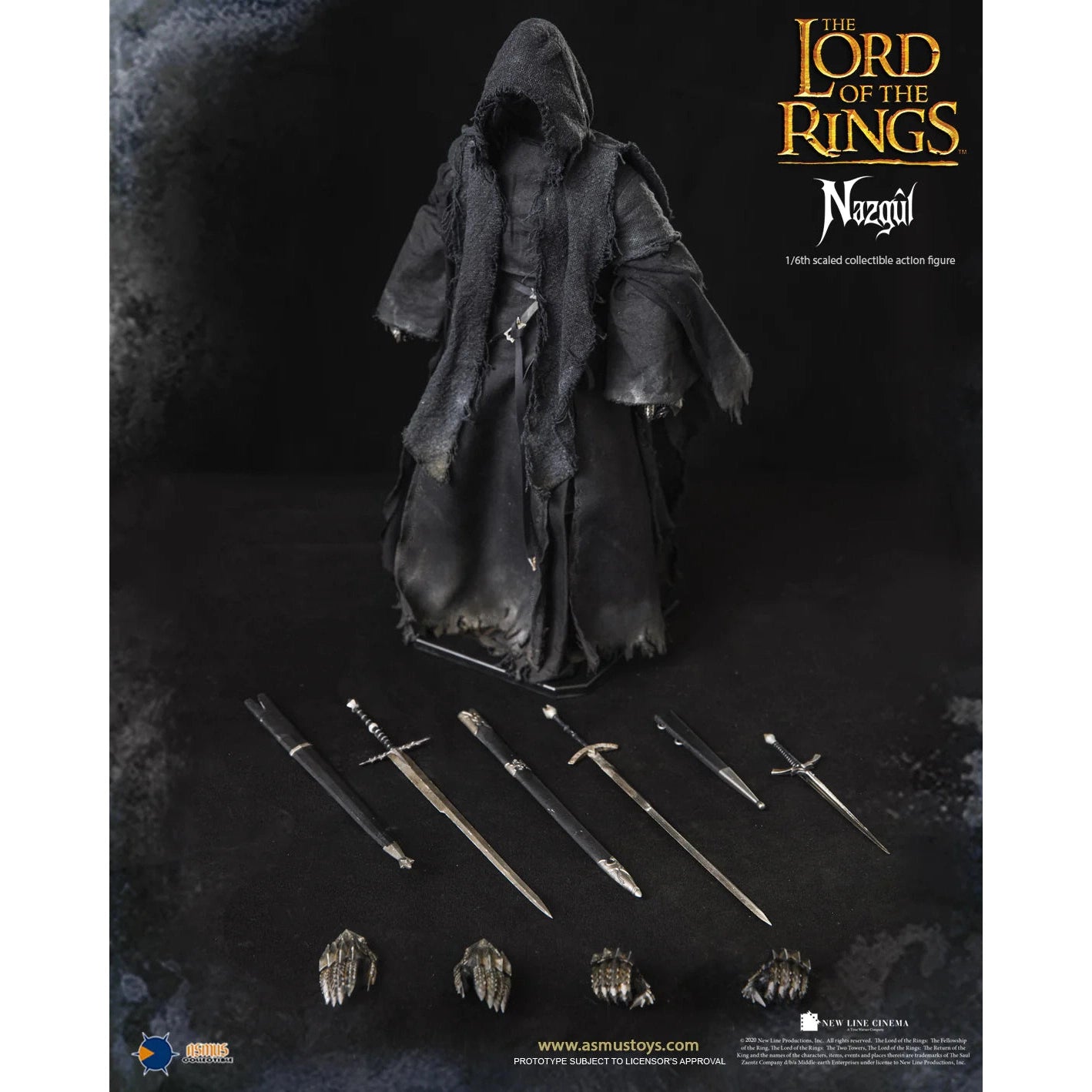 The Lord of the Rings Nazgûl 1/6 Scale Action Figure - Asmus Toys