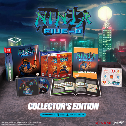 Ninja Five-O Collector's Edition - Nintendo Switch - Limited Run #246