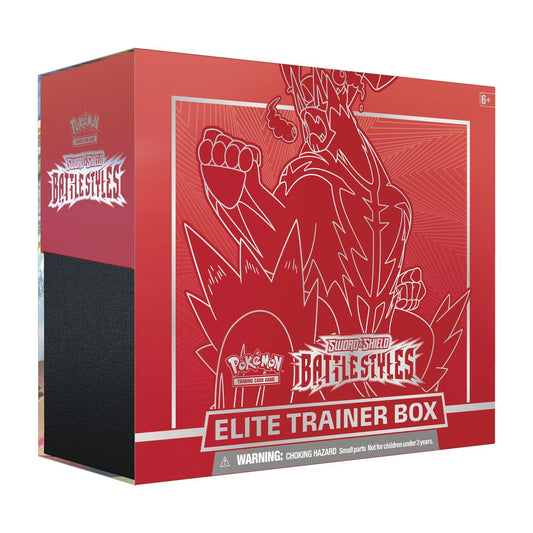 Pokemon TCG Sword & Shield Battle Styles Elite Trainer Box - 8 Booster Packs, Sleeves & More!