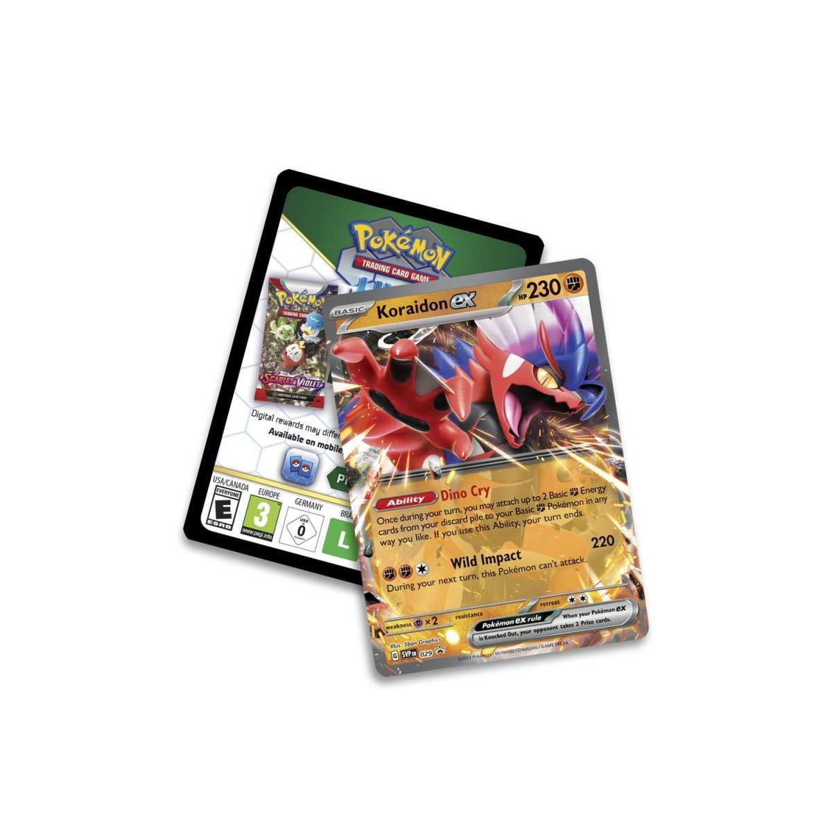 Pokemon TCG: Paldea Evolved Legends Tin