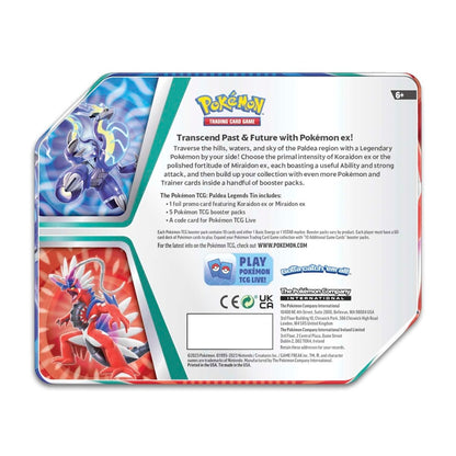 Pokemon TCG: Paldea Evolved Legends Tin