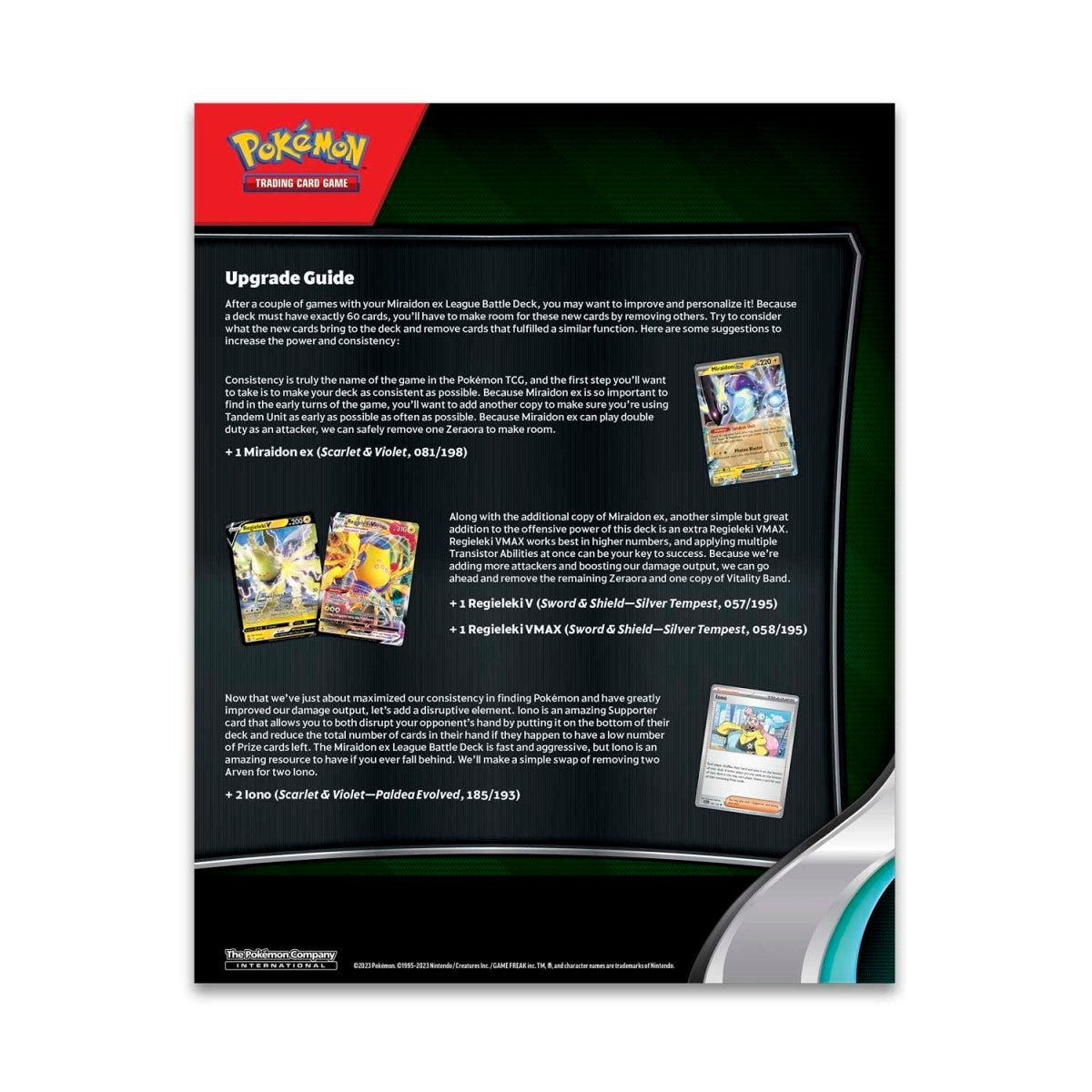 Pokemon TCG: Miraidon ex League Battle Deck JustPressPlayOnline Pokemon TCG: Miraidon ex League Battle Deck JustPressPlayOnline