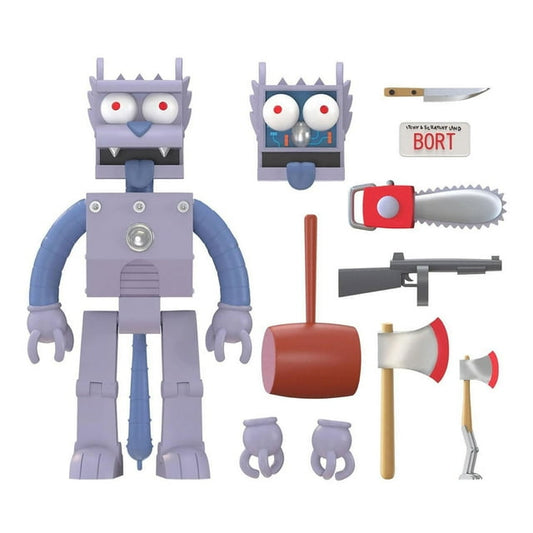 The Simpsons ULTIMATES! Robot Scratchy Wave 1 Super7 Figure