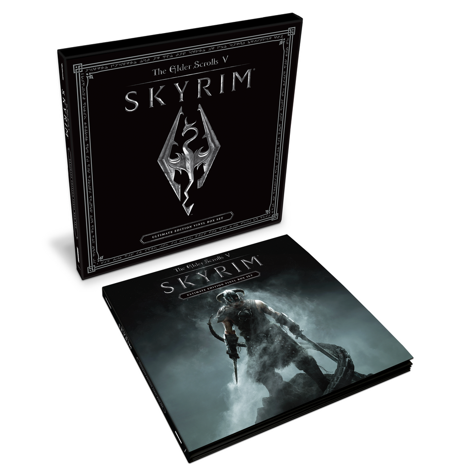 Skyrim Ultimate Vinyl OST Box Set 4 LP Clear