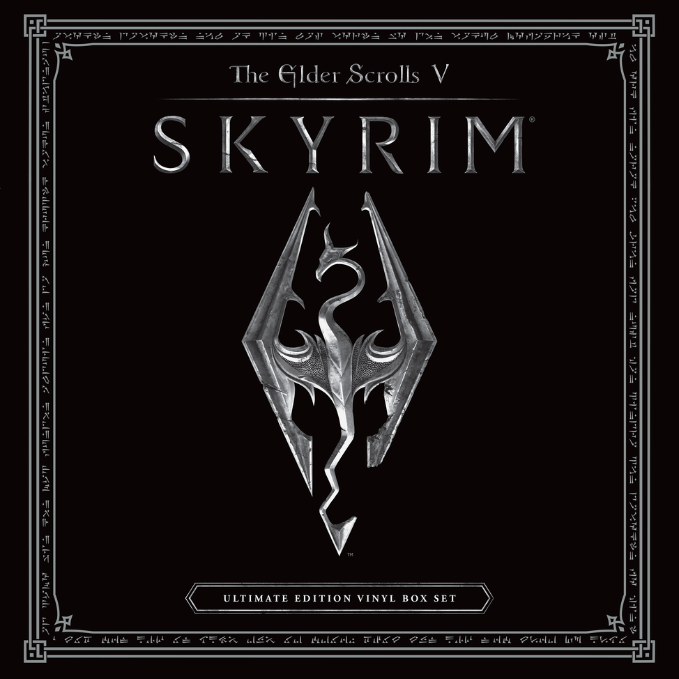 Skyrim Ultimate Vinyl OST Box Set 4 LP Clear