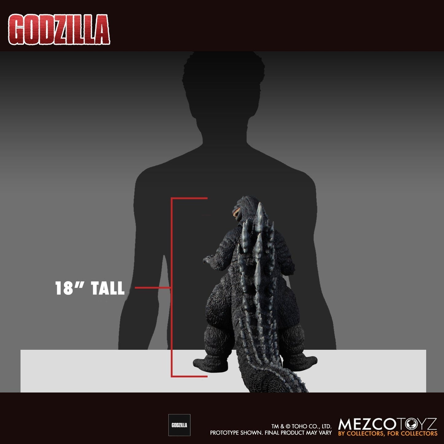 Ultimate Godzilla: Godzilla Mezco Toys 18" Figure